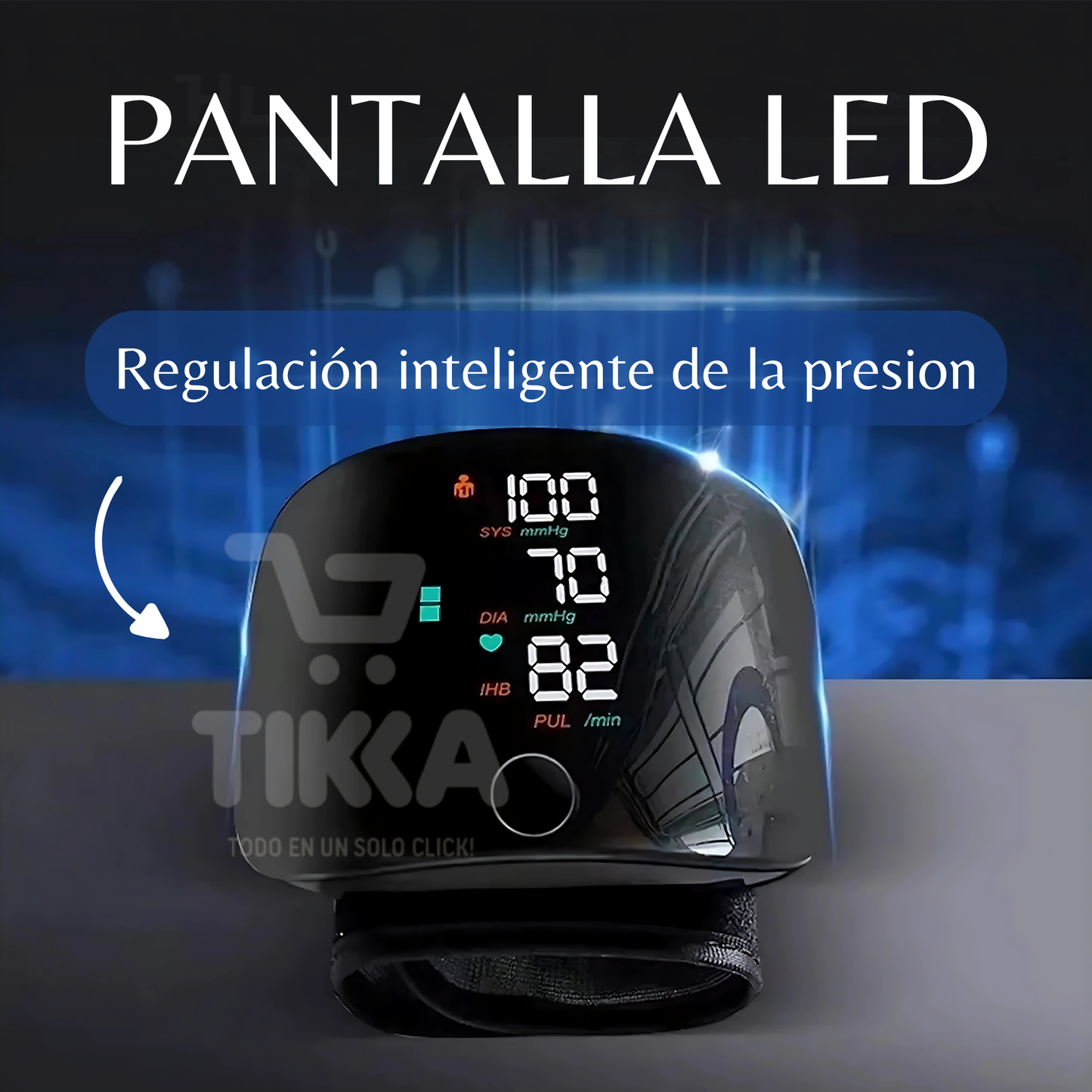 🩺Tensiometro Digital De Muñeca Con Voz en Español Recargable