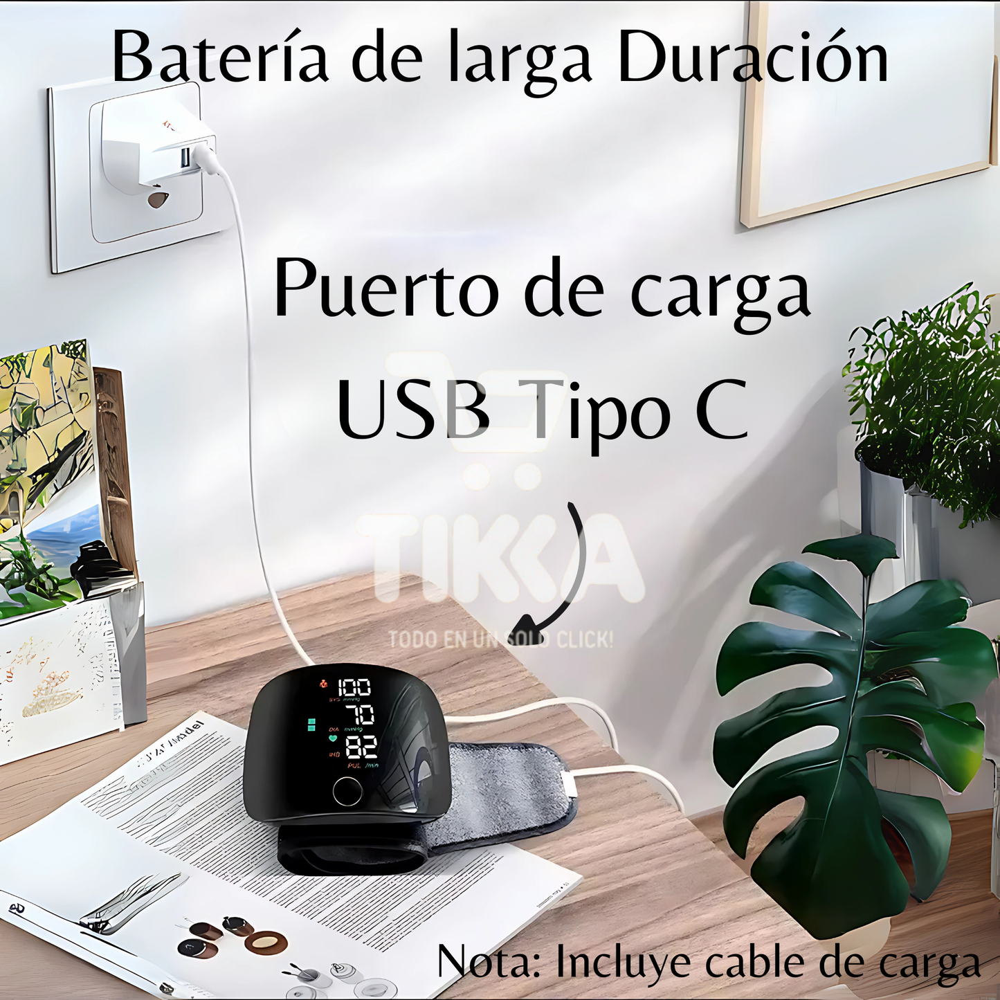 🩺Tensiometro Digital De Muñeca Con Voz en Español Recargable